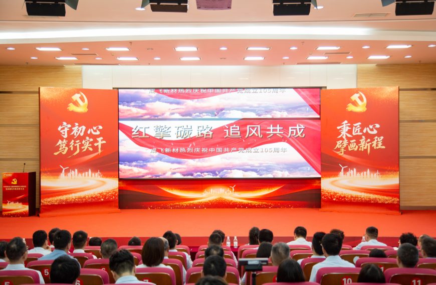 成飞新材党委召开庆“七一”主题活动暨党内创先争优表彰大会